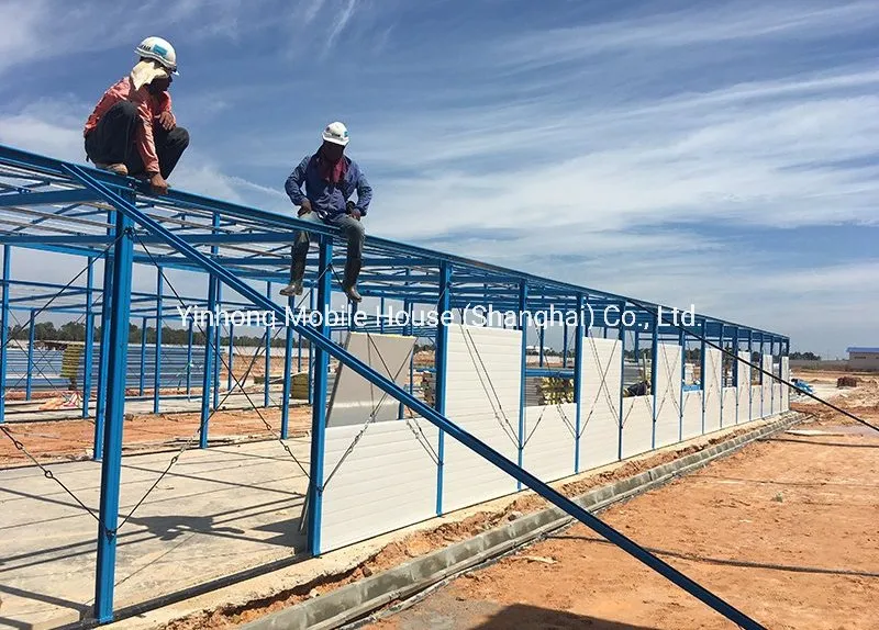 Painel de Cimento EPS Edifício Escritório Temporário Casas Modulares Edifícios Portáteis