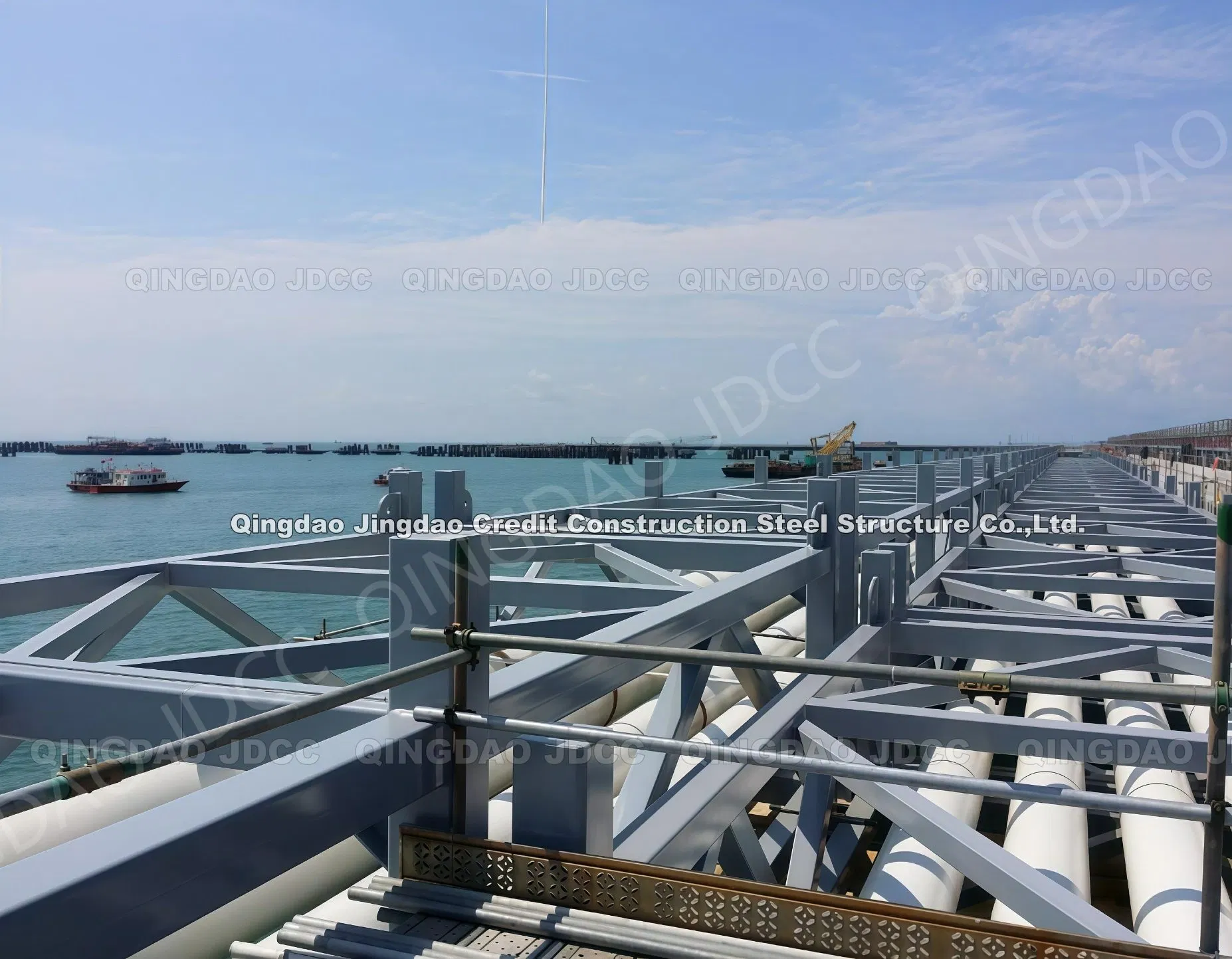 Estrutura de Aço Carbono de Alta Resistência Fabricada para Oficinas Modulares Industriais, Plantas de Armazém, Empreiteiro Geral de Construção Turnkey