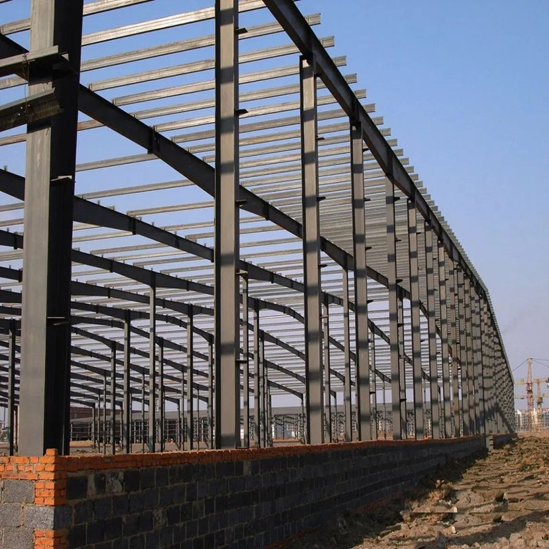 Estrutura de Oficina Prefabricada de Aço de Alta Resistência - Estrutura Modular Durável com Alta Capacidade de Carga para Produção e Montagem