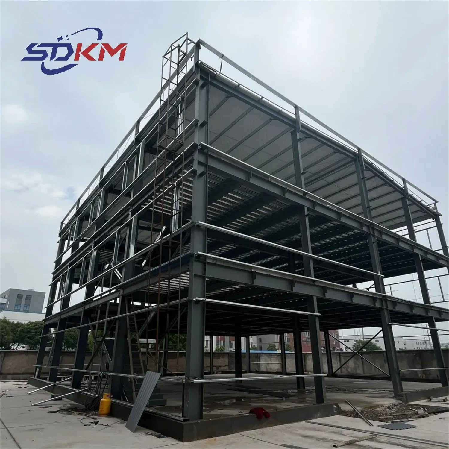 Preço de Fábrica Edifício Modular de Estrutura Metálica Galvanizada Leve Prefabricado Construção Industrial Armazém Oficina Estrutura de Aço