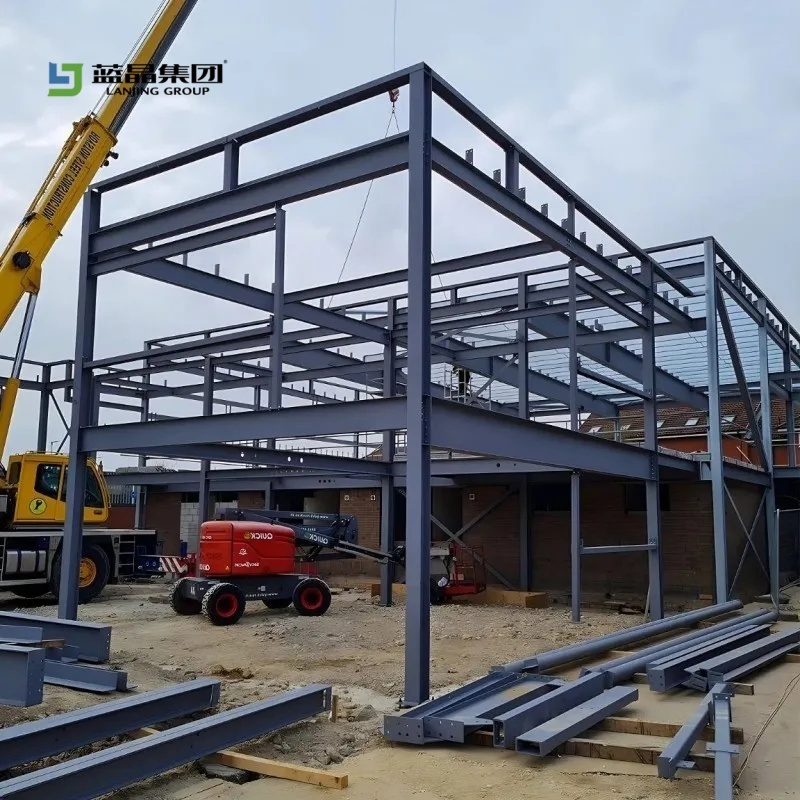 Construção de Fábrica Industrial Planta Modular Prefabricada Estrutura de Aço Estrutura de Oficina Armazém