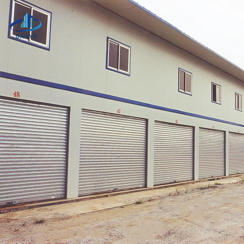 Armazém Modular Industrial de Armazenamento Estrutura de Aço Prefabricada