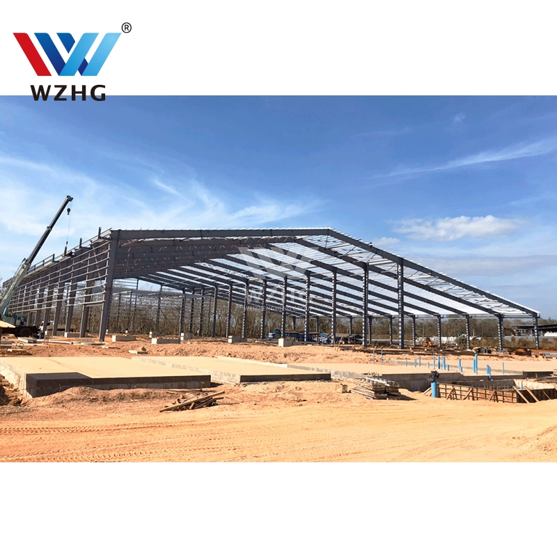 Estrutura de Aço de Shijiazhuang Edifício Modular Coluna Premium Prefabricada Soldada Isolada Carbono Leve Oficina Prefabricada Fabricante da China