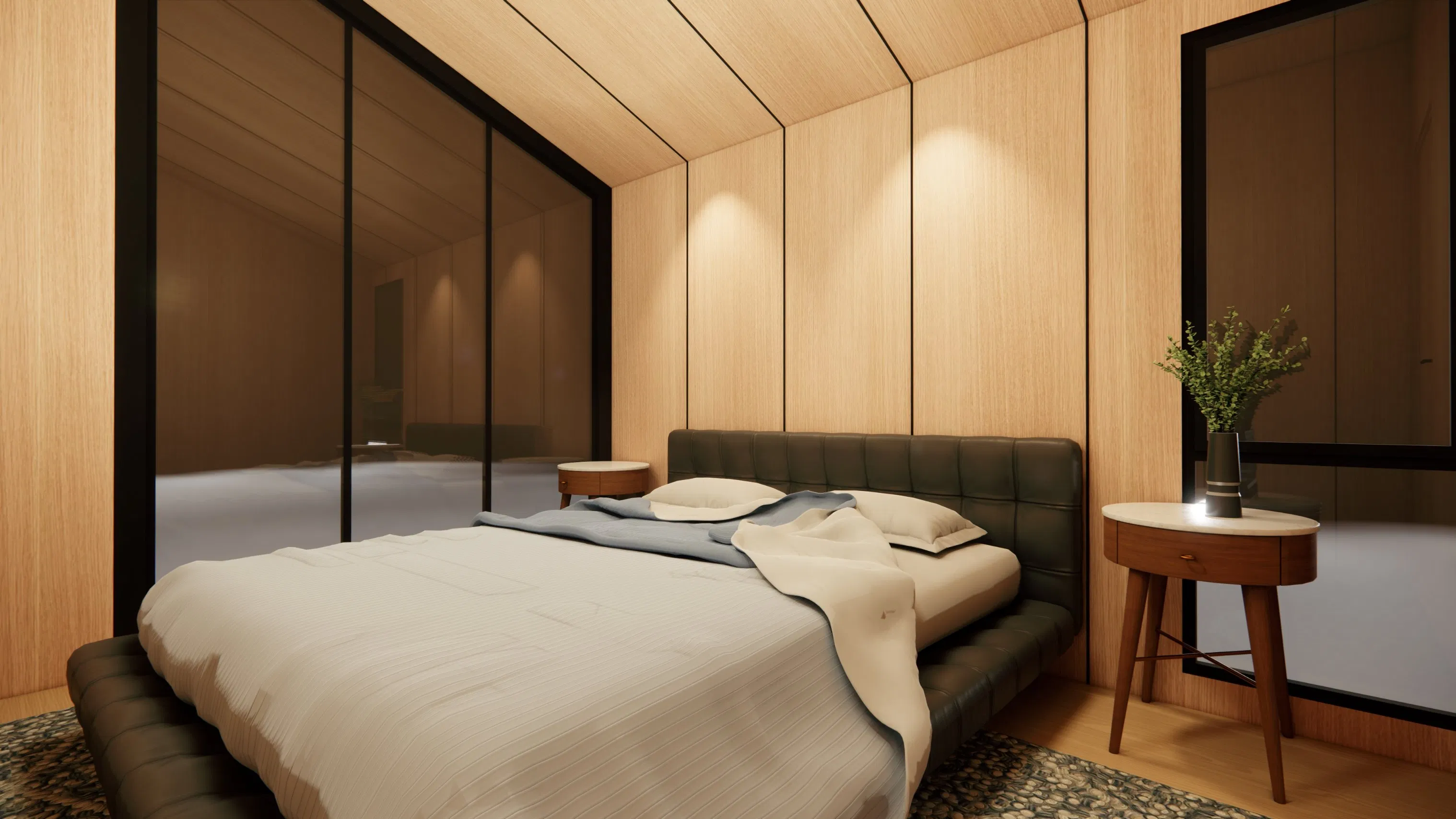 Solução de Projeto de Habitação em Camping Casa Prefabricada de Montagem Rápida Resort Casa Modular Pequena