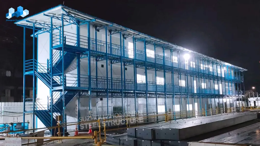 Estrutura de Aço Econômica Portátil Casa de Construção Prefabricada Modular Container