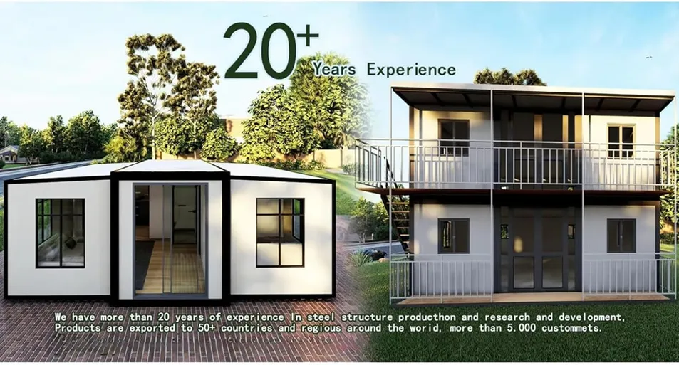 Construção de Casa Modular de Estrutura de Aço Prefabricada para o Inverno no Norte da Europa