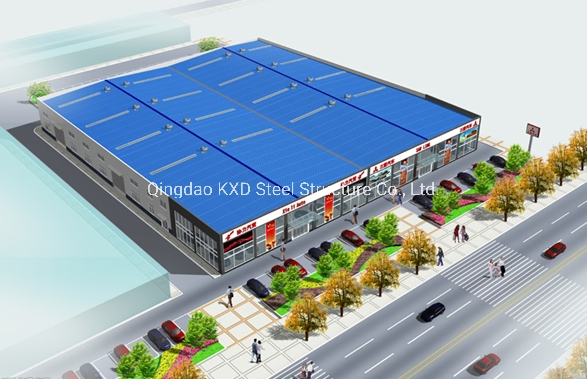 Instalação Rápida de Edifício Modular Pré-engenheirado em Aço para Estádio Esportivo, Salão de Exposições, Hospital, Escola, Sala de Aula