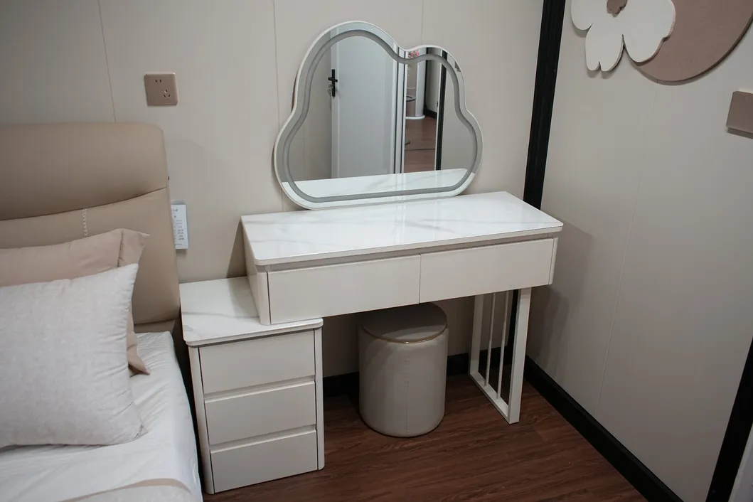 Edifício Modular de Aço com Cozinha e Banheiro para Moradia Temporária