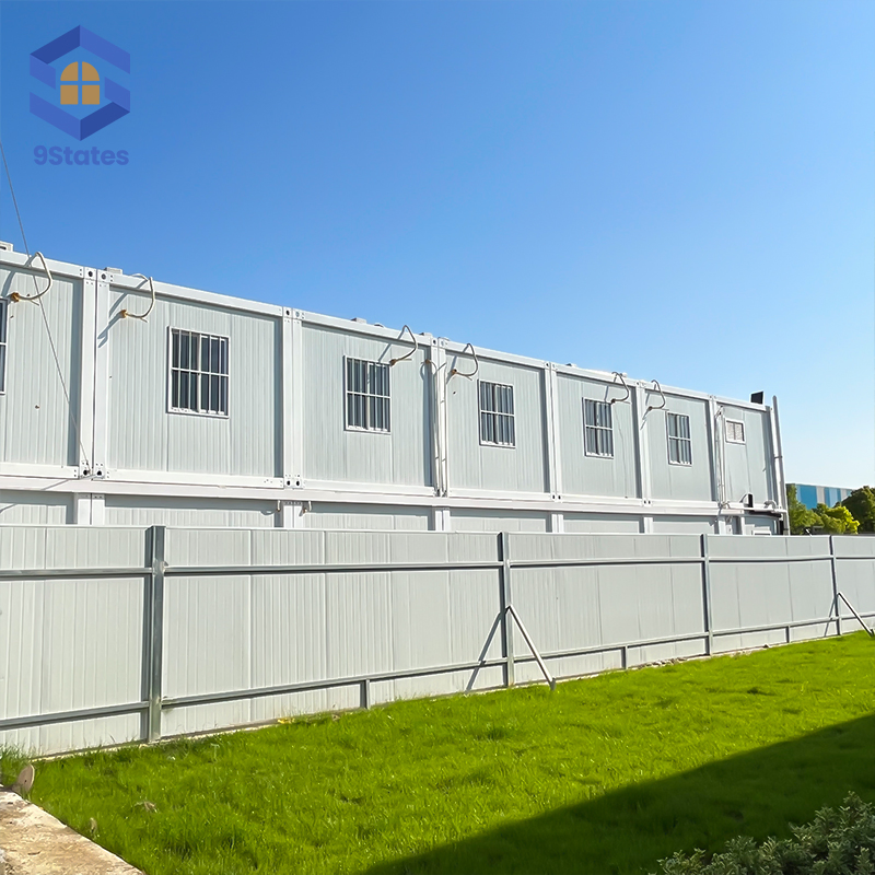 Acampamento de Dormitório em Contêiner Turnkey Complexo de Alojamento para Trabalhadores Totalmente Mobiliado