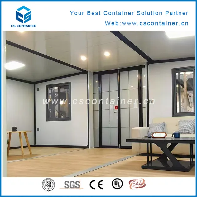 Interior da Casa Contêiner Modular Expandível - Vista 3