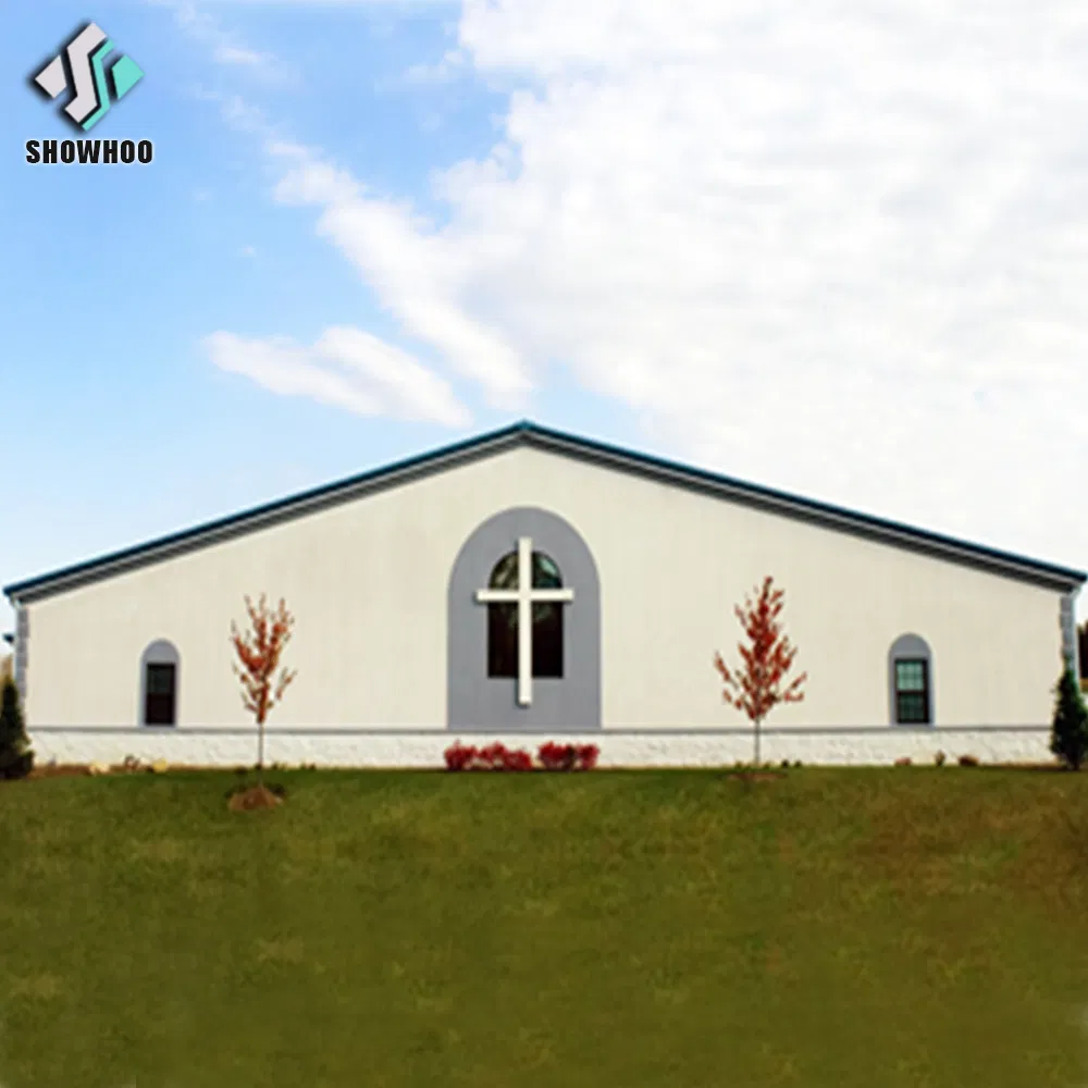 Edifício de Igreja Modular de Metal Moderno Casa Escritório Durável Preço Competitivo