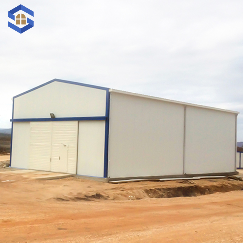 Edifício Modular Isolado à Prova de Fogo Estrutura Prefabricada Durável para Escritório Hotel Dormitório