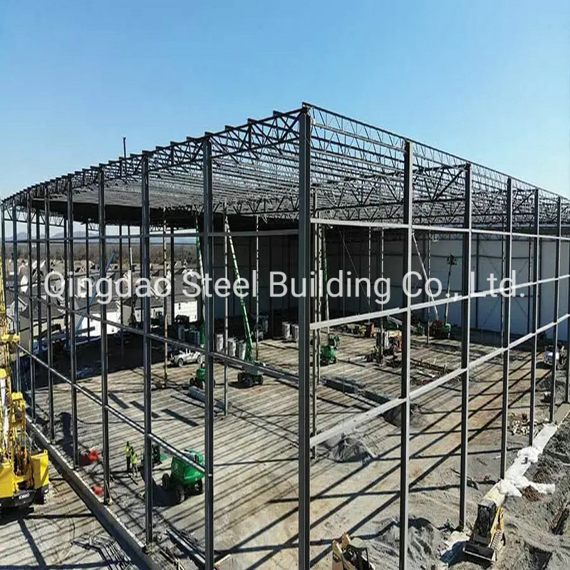 Estrutura de Quadro Modular Industrial de Metal Aço Prefabricado para Oficina Armazém Construção Comercial