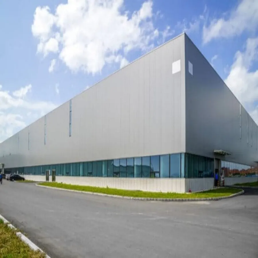 Estrutura de Aço Galvanizado Antirrust para Armazém Oficina Galpão Estrutura Modular de Metal
