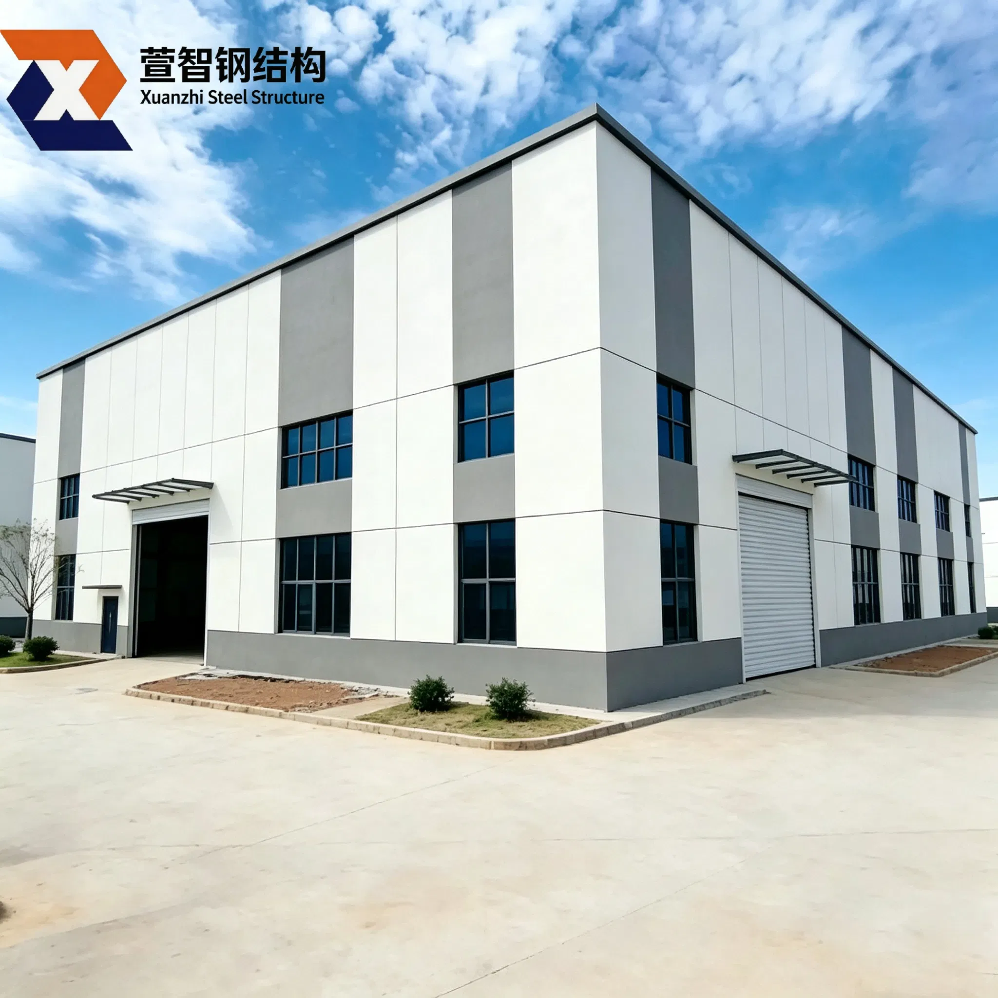 Estrutura de Aço Modular de Instalação Rápida para Projetos no Exterior e Armazenamento Industrial, Reduzindo o Tempo de Construção em Mais de 50% e Dependência de Mão de Obra