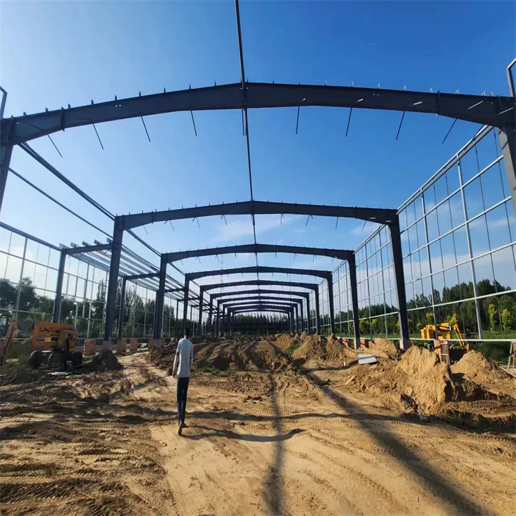 Instalação Fácil Casa Modular Estrutura de Aço Armazém Prefabricado para Edifício de Armazenamento