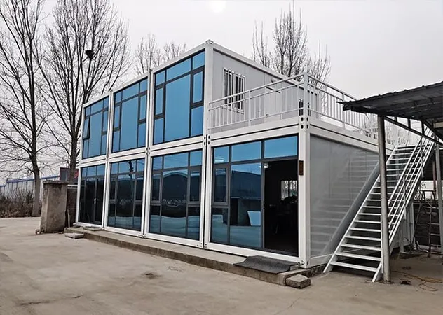Complexo Modular de Dois Andares em Contêiner para Vida Comunitária Casa em Contêiner