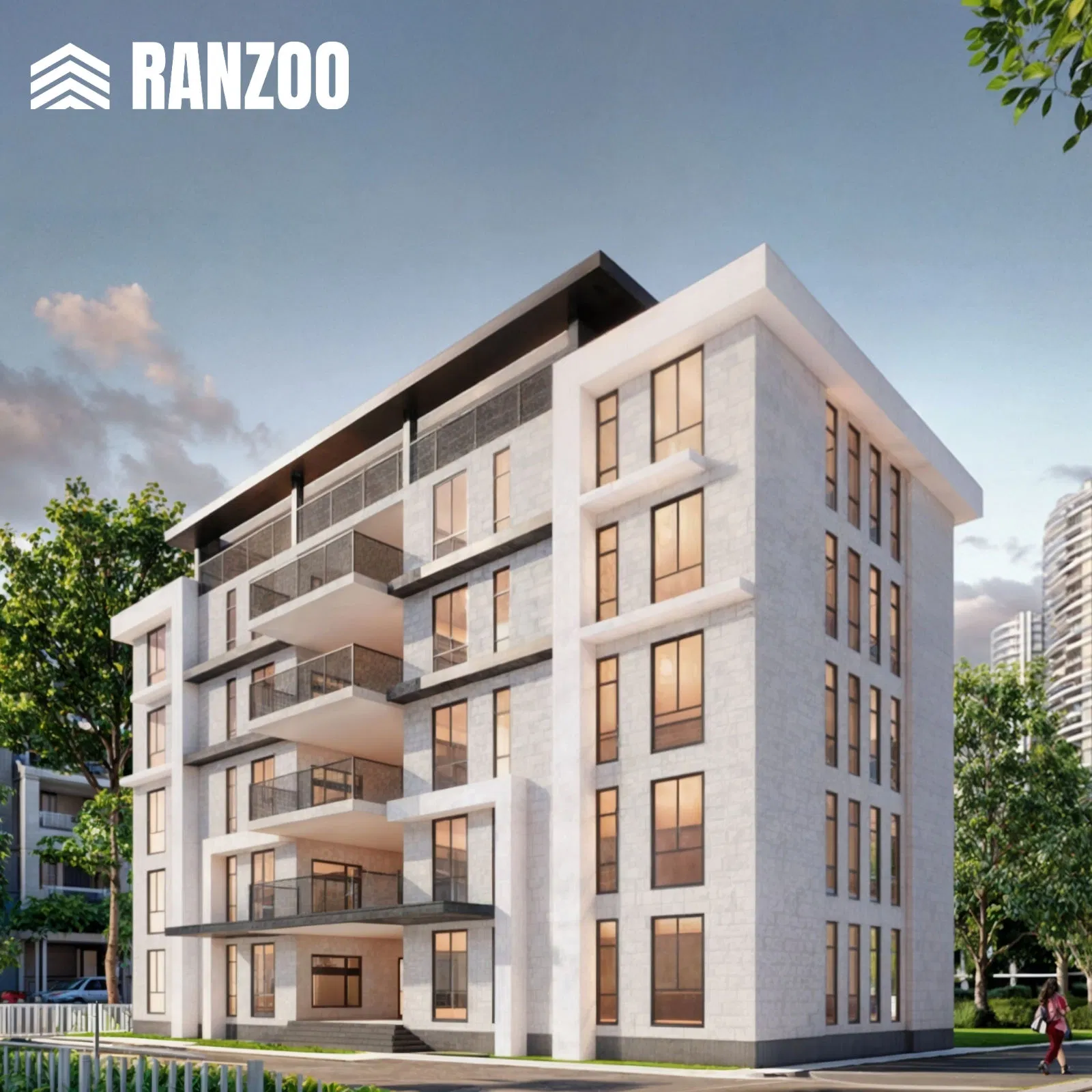 Apartamento Modular Ranzoo com Prefabricação de Fábrica para Montagem Rápida