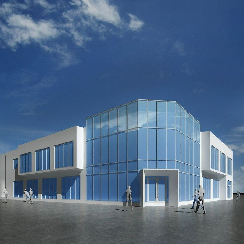 Estrutura de Aço Modular Prefabricada de Grande Vão para Edifício Comercial