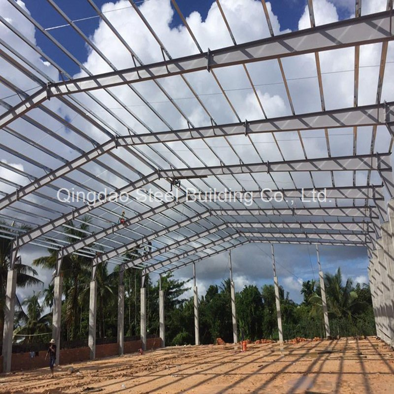 Edifício Modular Prefabricado Personalizado Edifício Industrial Prefabricado para Armazém de Estrutura de Aço Oficina