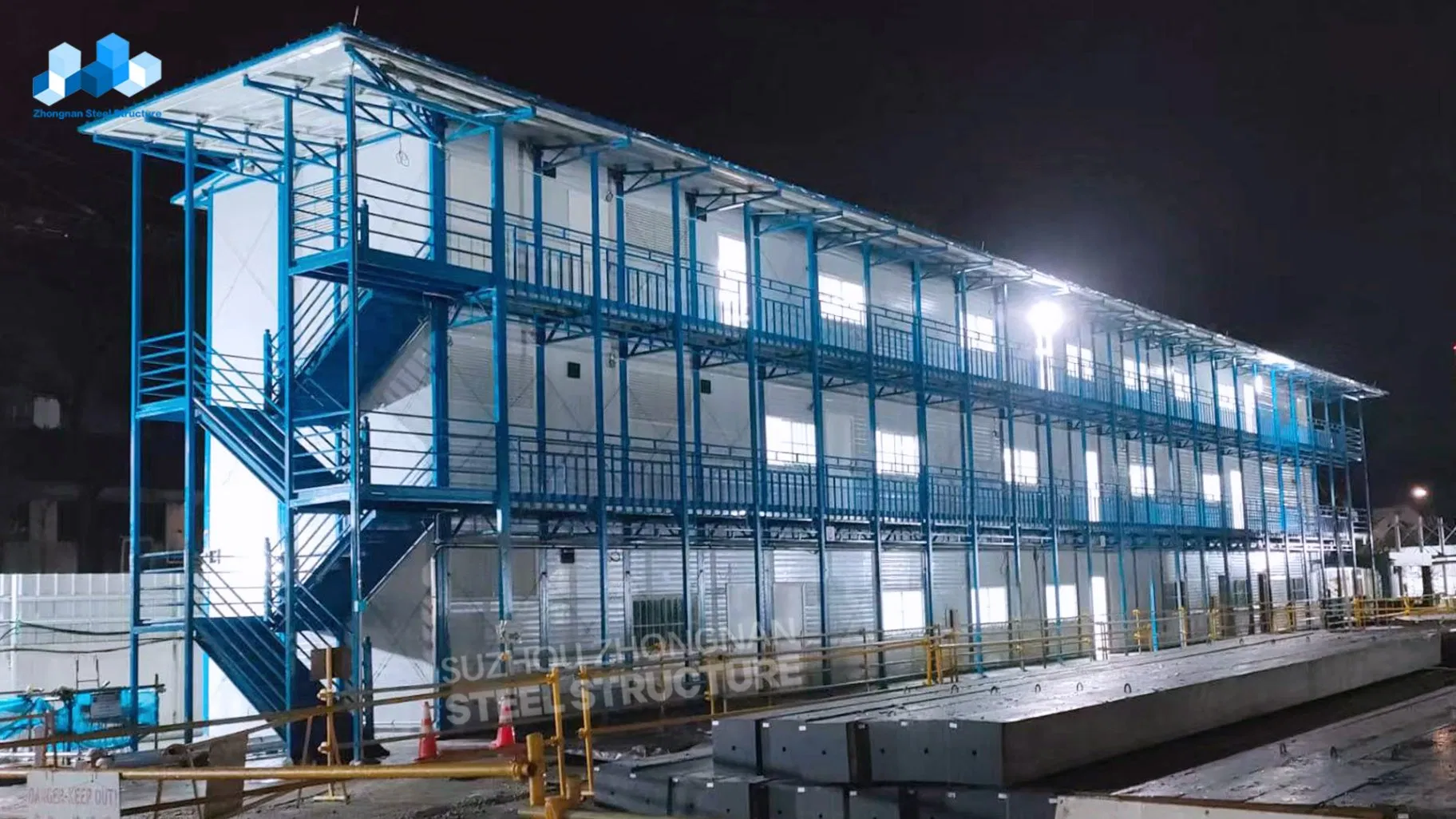 20FT Estrutura de Aço Econômica Portátil Casa de Construção Prefabricada Modular Container Escola Escritório Hospital Oficina à Venda