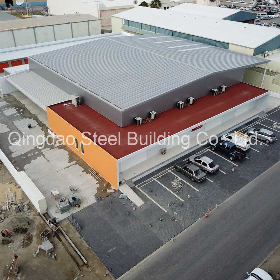 Construção de Armazém Modular Prefabricado de Aço de Baixo Custo, Escritório, Garagem, Edifício de Fábrica