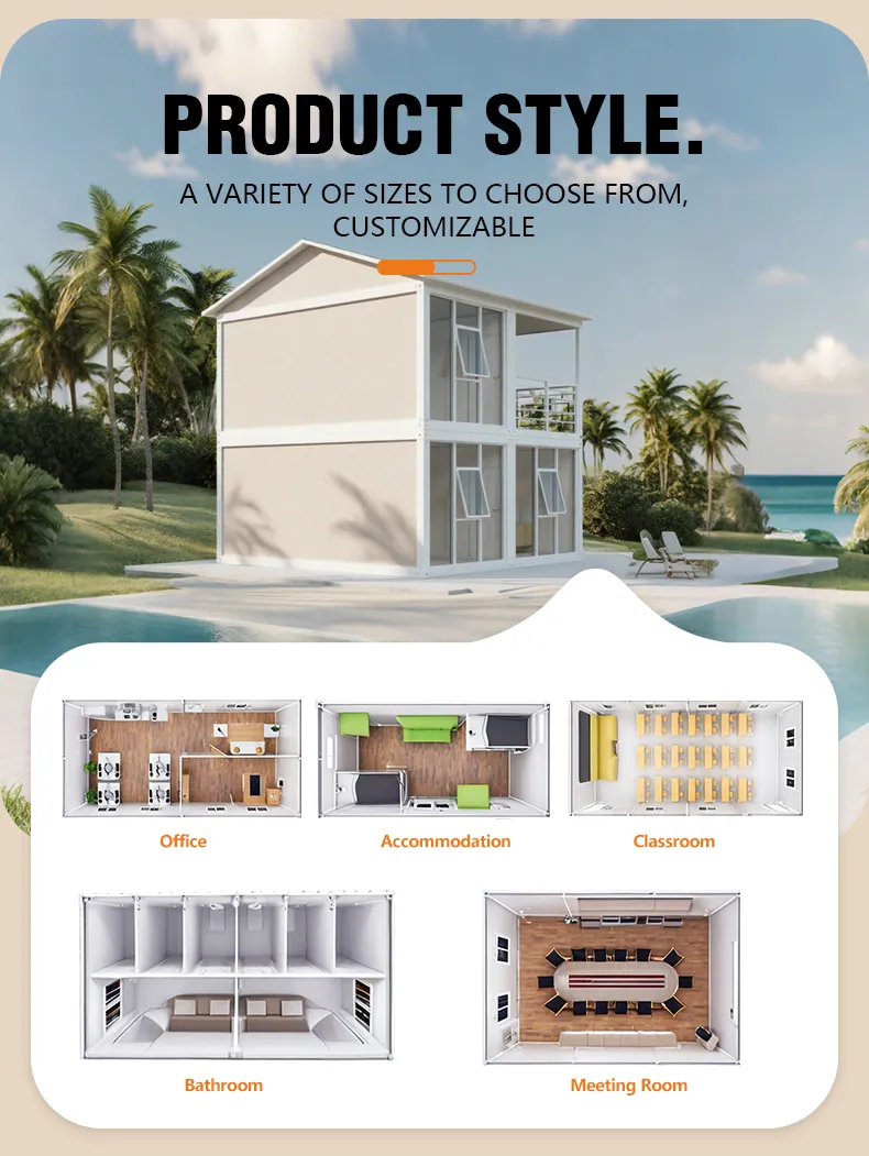 Edifício Modular Prefabricado para Uso Comercial