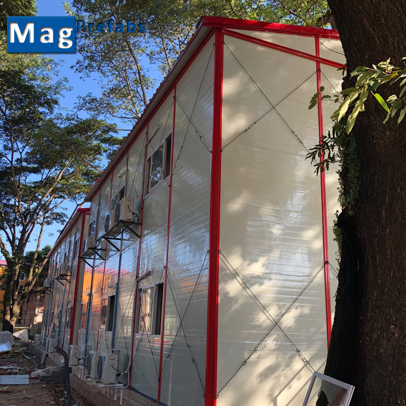 Unidades de Acomodação Modular Versáteis para Escritórios de Obra Eficientes