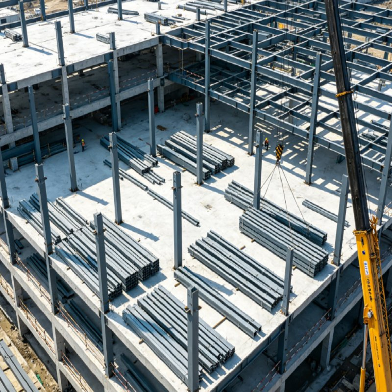 Edifício Modular de Aço de Grande Altura para Escritório, Garagem e Uso Comercial