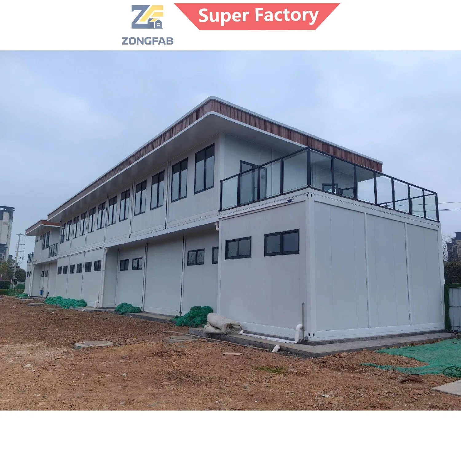 Alojamento Residencial Modular de Contêiner de Aço Econômico e Acessível para Trabalhadores