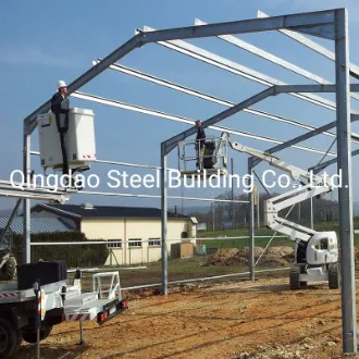 Uma Estrutura de Aço Prefabricada para Construção Industrial de Armazém Modular e Oficina