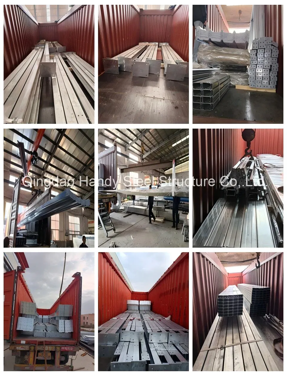 Estrutura de Aço Galvanizado Antirrust para Armazém Oficina Galpão Estrutura Modular de Metal