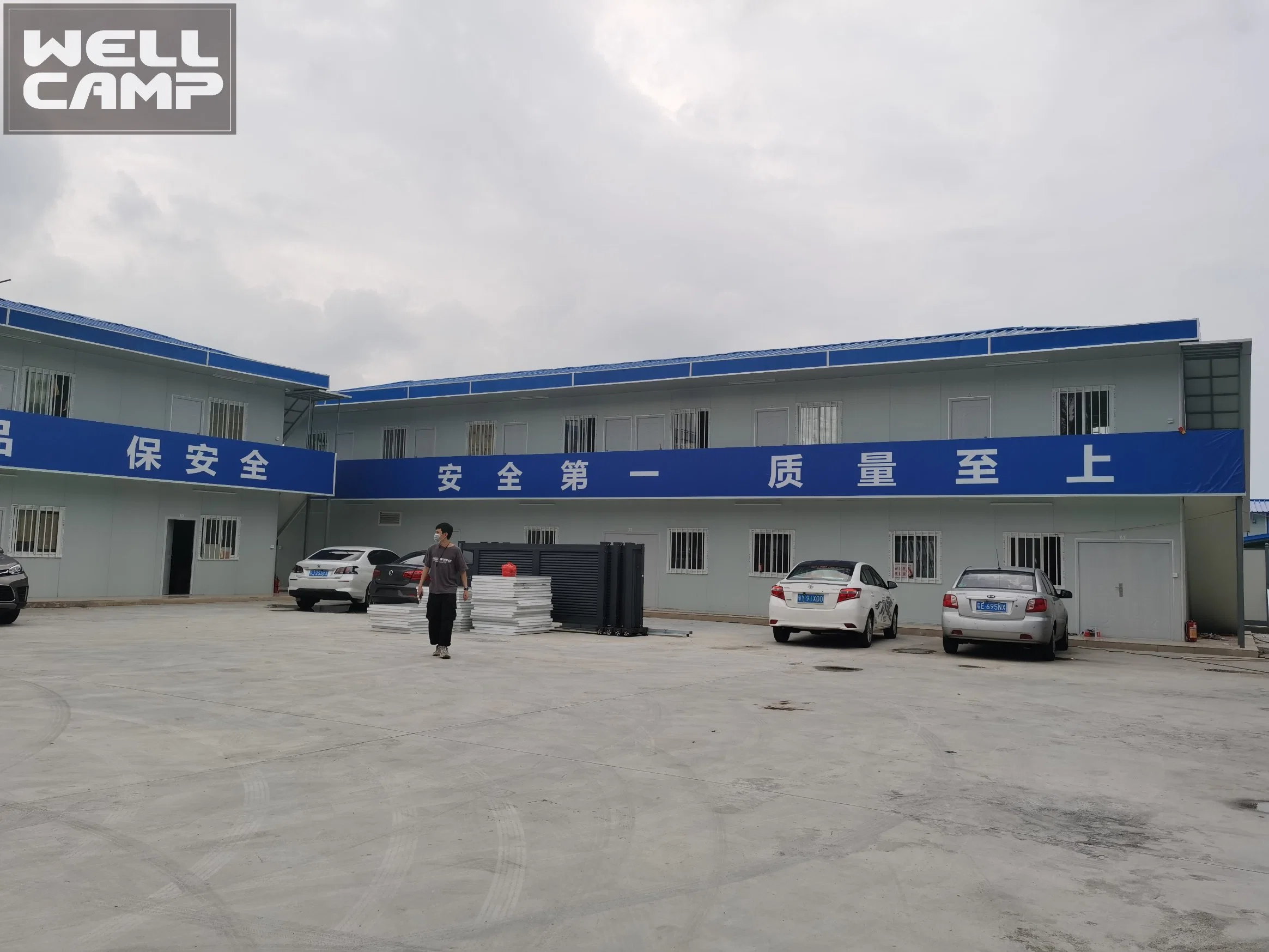 Construção de Edifício de Escritório de Acampamento Modular Pré-fabricado para Trabalhadores