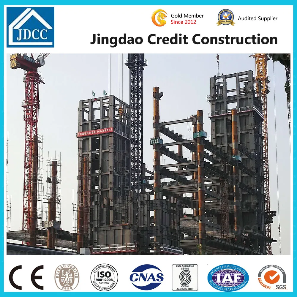 Estrutura de Edifício Modular de Aço Galvanizado Prefabricado para Indústria Leve Comercial, Hospital, Hotel, Apartamento, Oficina