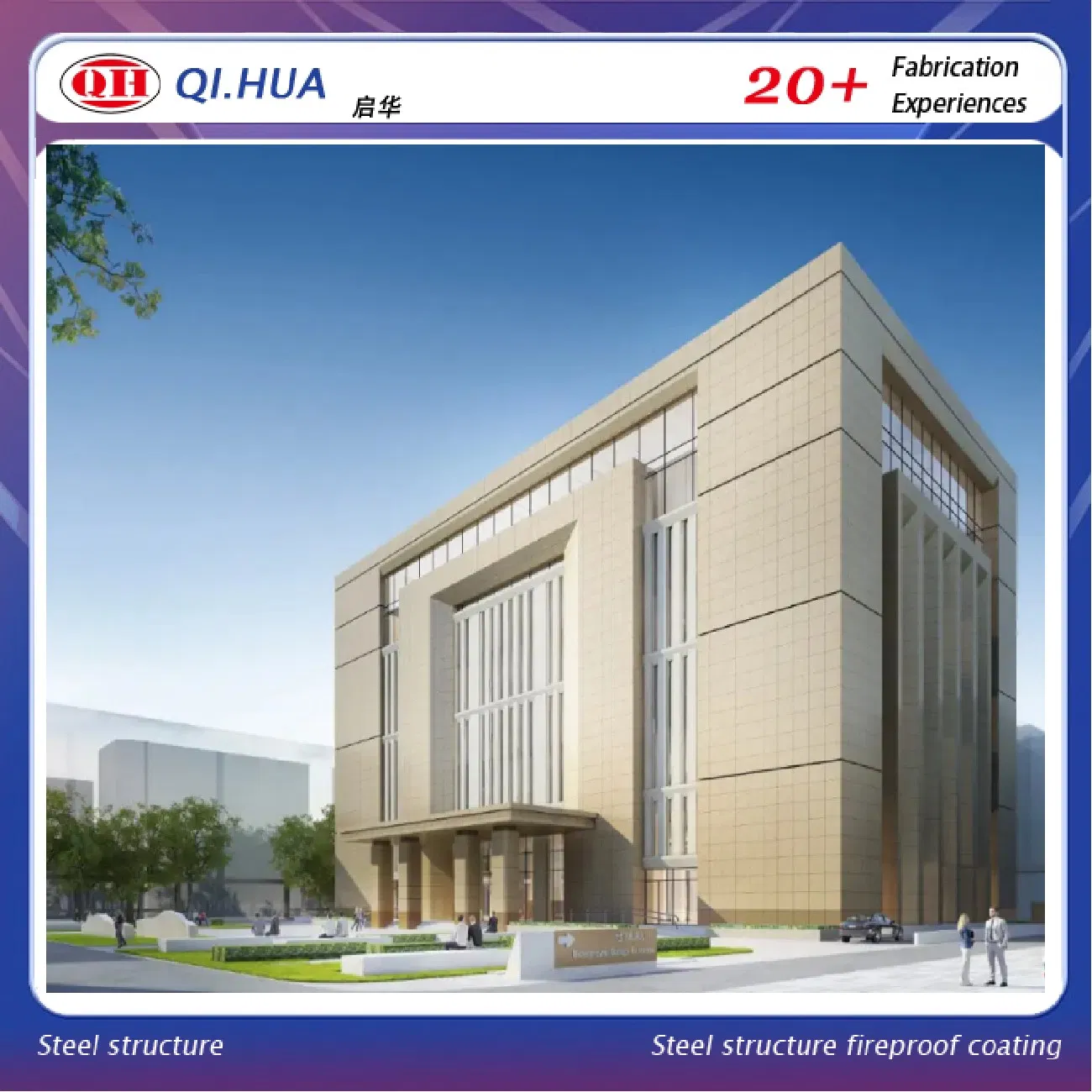 Edifício Modular Prefabricado de Estrutura de Aço - Residencial Escritório Shopping Center