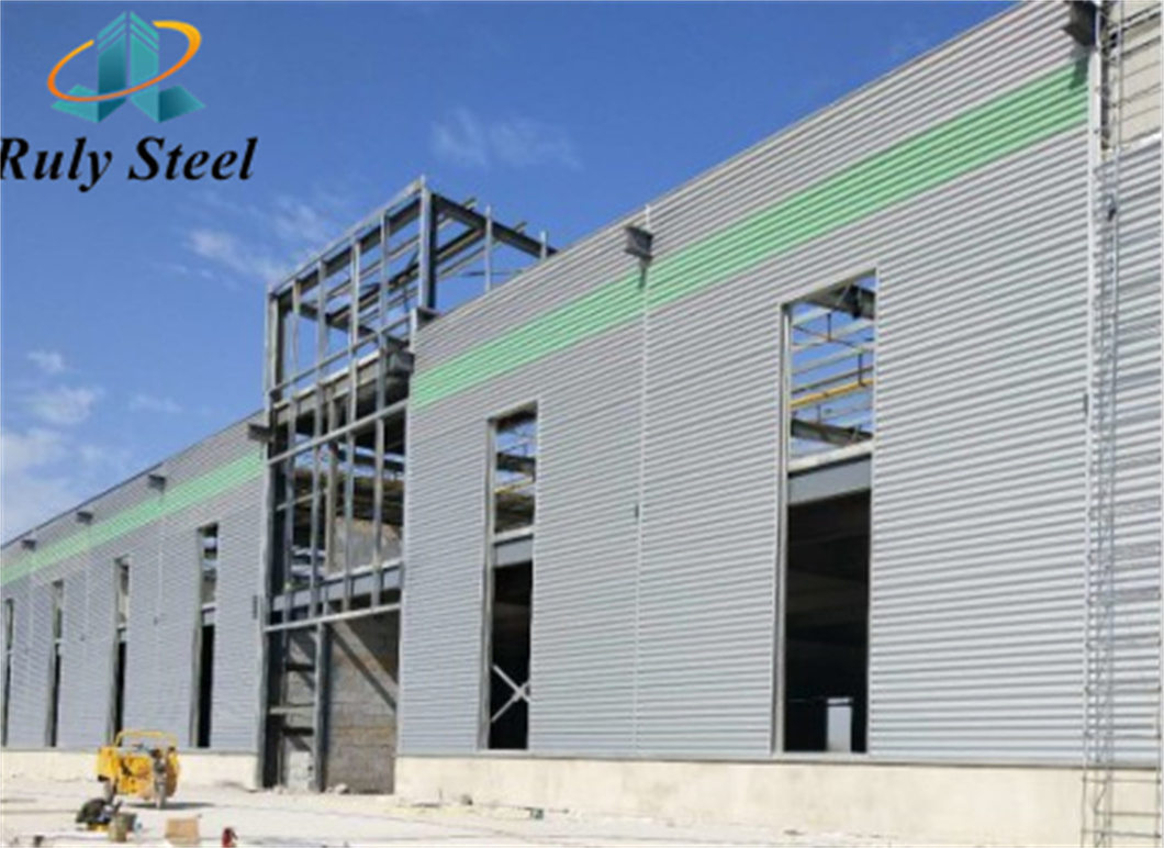 Padrão ASTM GB Grande Vão Design Modular Construção em Aço Estrutura Prefabricada Parque Logístico
