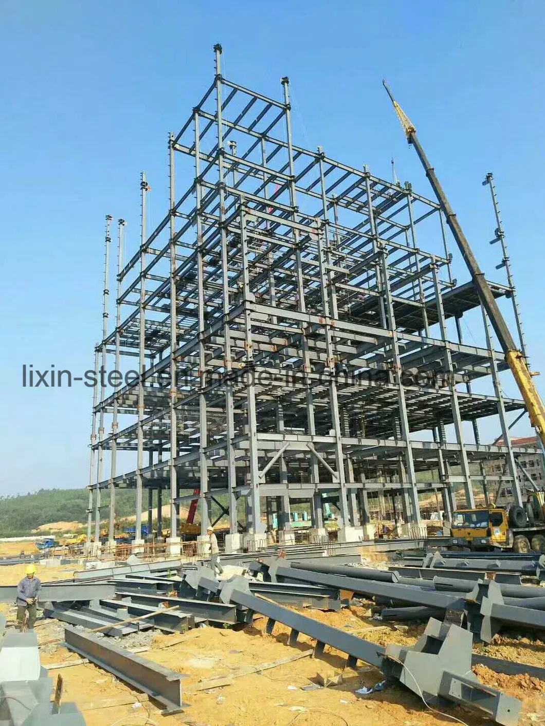 Edifício Escolar Modular de Aço Galvanizado de Estrutura de Aço do Oriente Médio