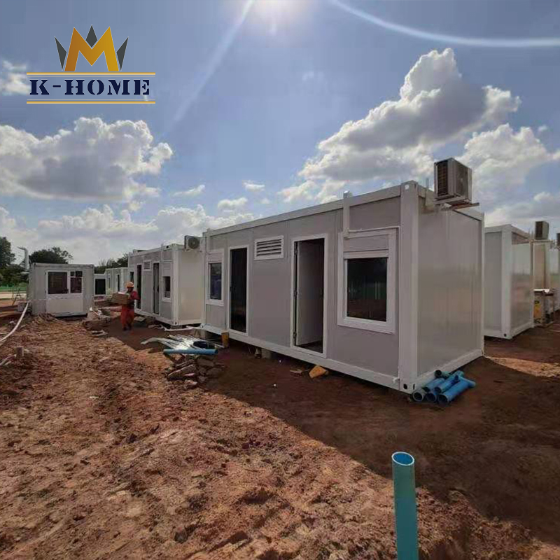 Alojamento Portátil de Design Modular para Trabalhadores da Construção