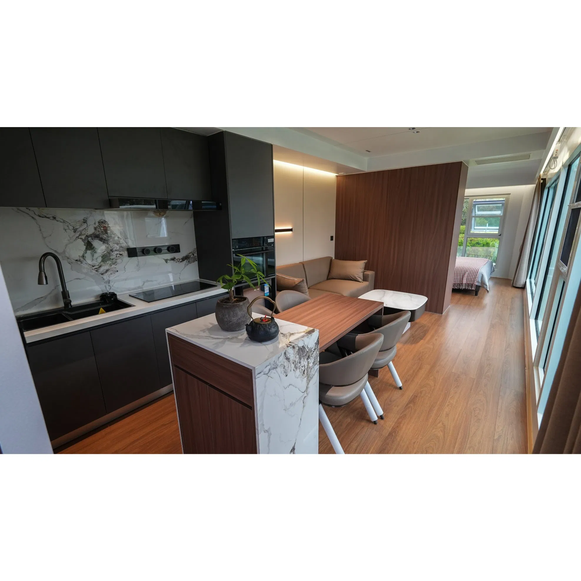 Casa Cápsula Escalável Conectável Modular em Comunidade
