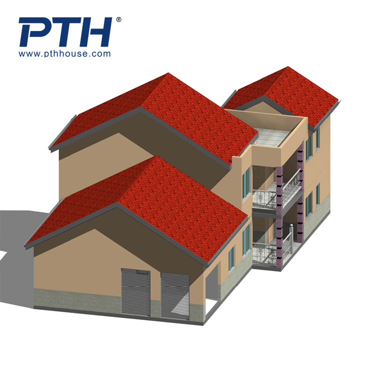 Dormitórios de Moda Casas Modulares Personalizadas Edifício de Aço Prefabricado