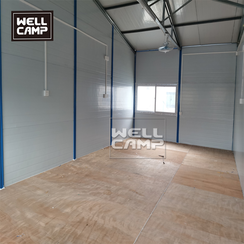 Acampamento de Trabalho em Aço Leve Wellcamp Alojamento Prefabricado para Trabalhadores Escritório de Materiais