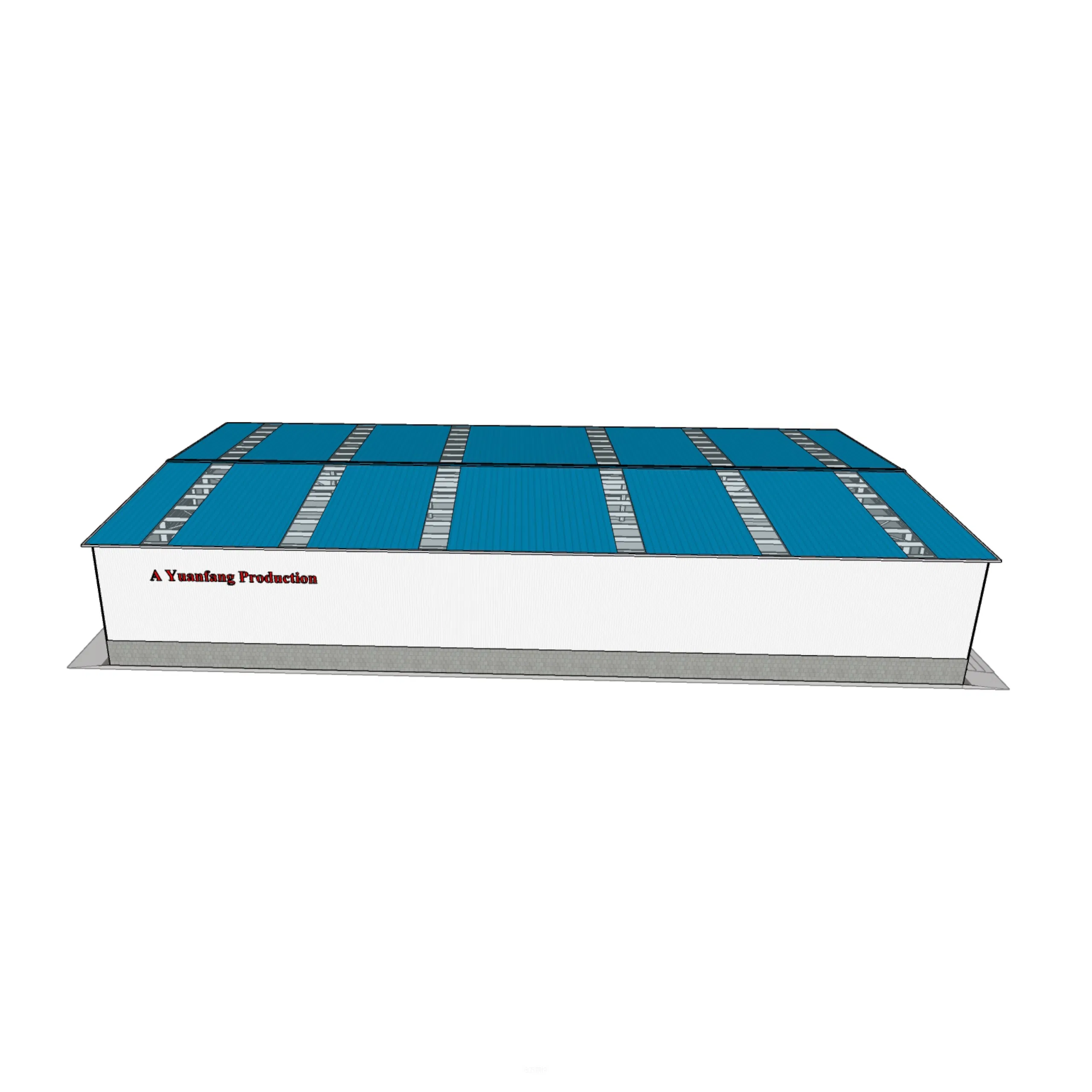 Estrutura Modular e Prefabricada de Aço para Armazém de Estrutura de Aço Prática para o Público
