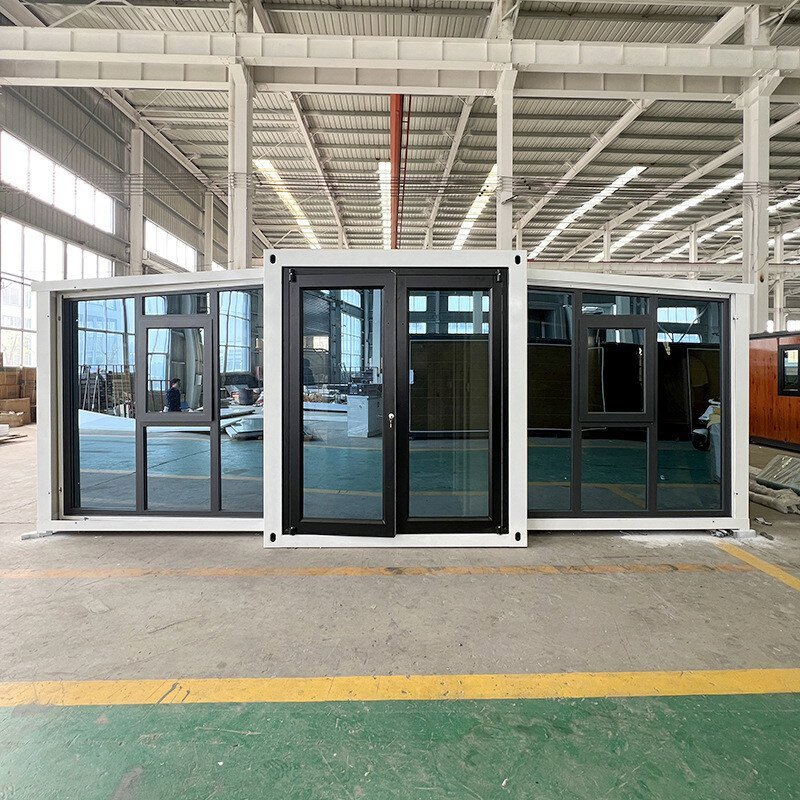 Fabricante Profissional da China de Contêiner Expandível 20FT 30FT 40FT Casa Modular para Centro de Serviço Comunitário Espaço Público Temporário à Venda