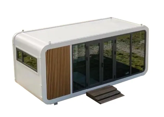 Novo Design Inteligente Casa Móvel Prefabricada Modular Cápsula da Apple