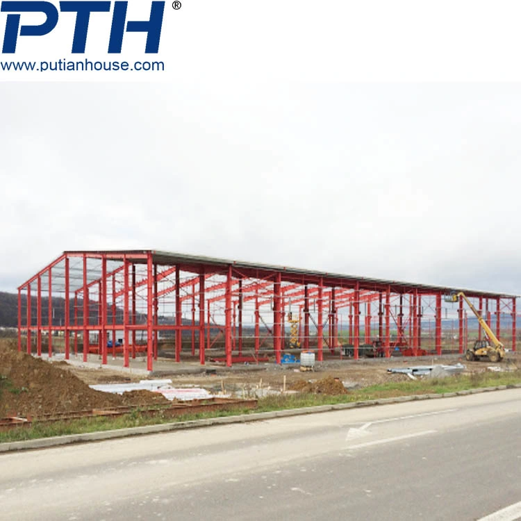 Indústria de Design Alto Armazém Modular Oficina Estufa Estrutura de Metal Leve Galvanizado Construção de Aço Estrutural em Edifício Prefabricado