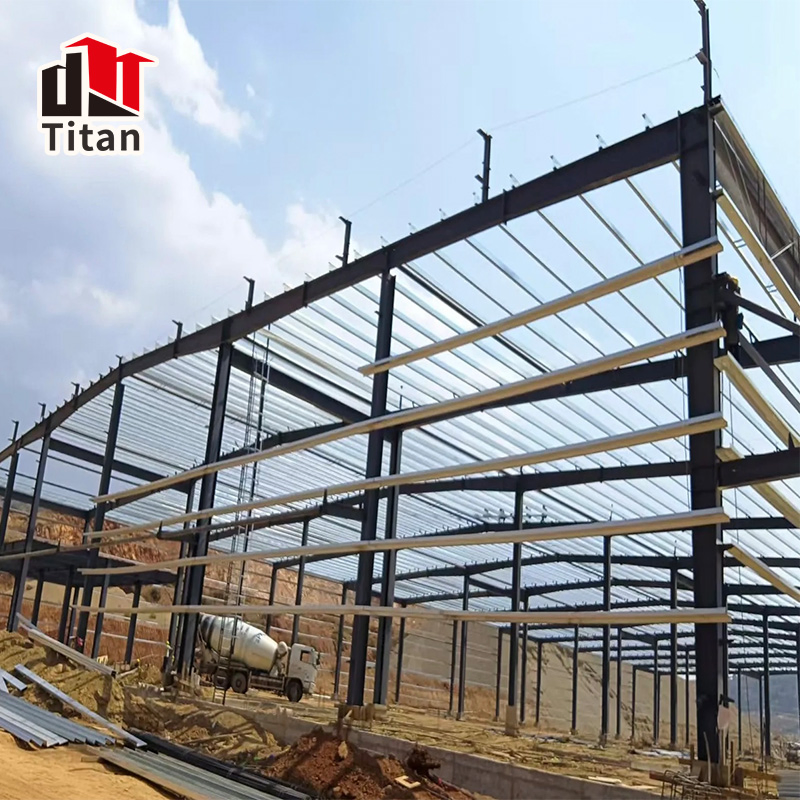 Construção Modular de Estrutura de Aço Prefabricada de Design Moderno para Escola