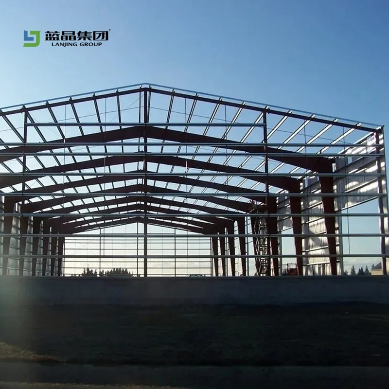 Construção de Fábrica Industrial Planta Modular Prefabricada Estrutura de Aço Estrutura de Oficina Armazém