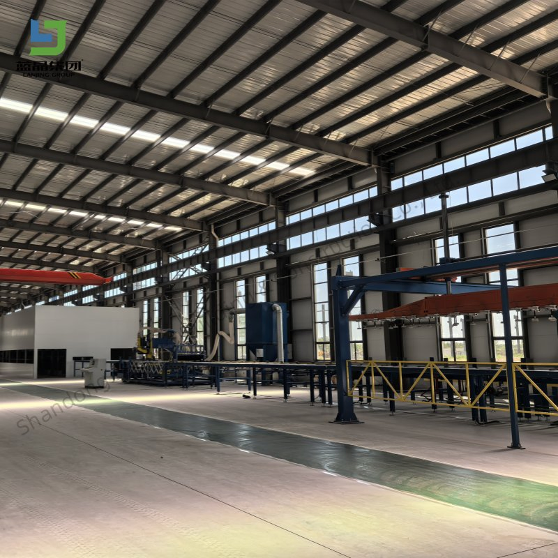 Estrutura de Aço Prefabricada Modular Personalizada para Construção de Oficinas Metalúrgicas e Edifícios Industriais