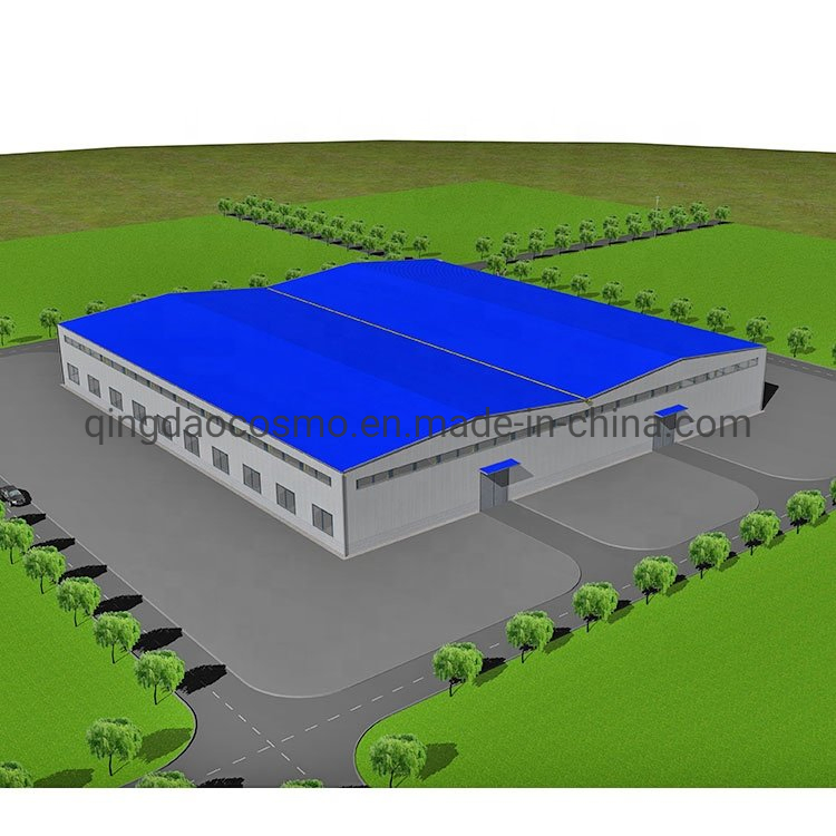 Instalação Fácil de Cobertura para Arquibancadas de Estádio Estrutura Modular Prefabricada para Indústria Estrutura de Ferro e Aço Armazém Edifício de Armazém