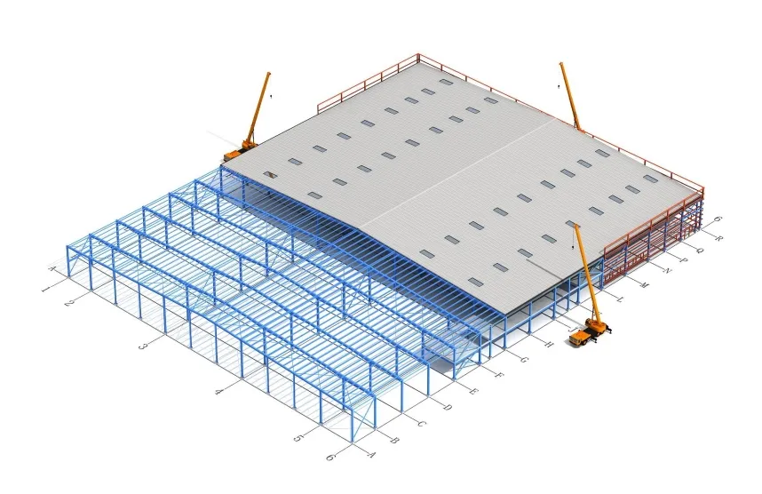Fácil de Instalar Modular para Estrutura de Aço Escola Dormitório Edifício de Múltiplos Andares